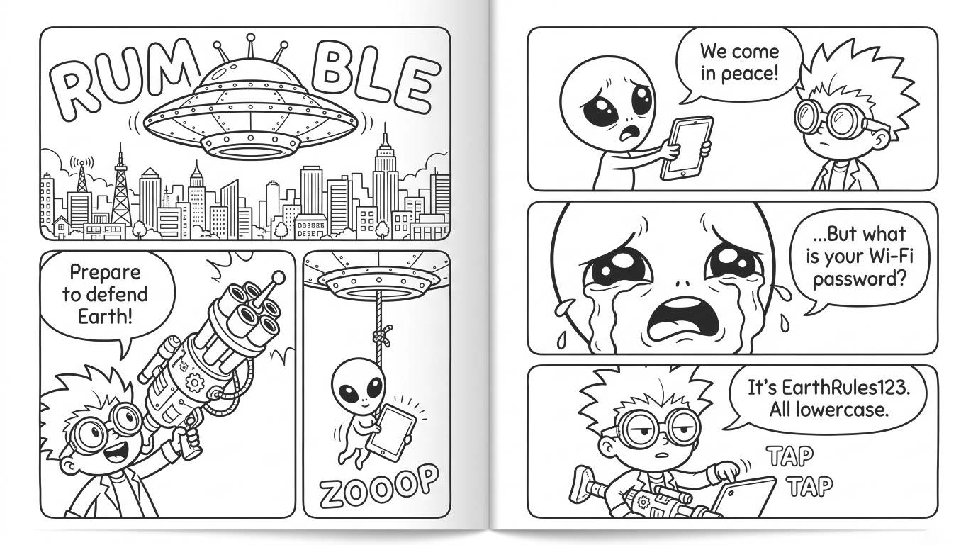 Inside pages preview - coloring and activities