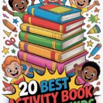20 best activity books for kids cover with cartoon illustration and free printable PDF 2026