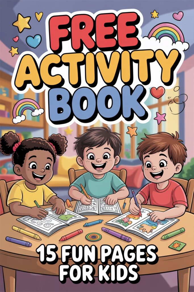 Best boredom busters for kids at home with free printable activity book
