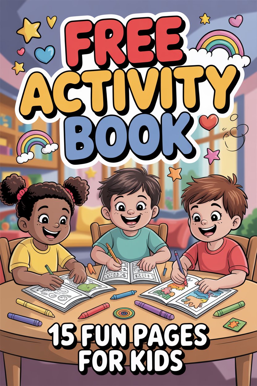 Best boredom busters for kids at home with free printable activity book