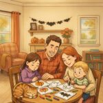 best halloween coloring books for toddlers - family coloring together at home
